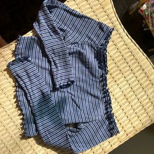 Off the shoulder stripped long sleeve